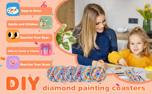 Load image into Gallery viewer, 6pcs Coaster Set Classic Mandala DIY Holiday Christmas Waterproof
