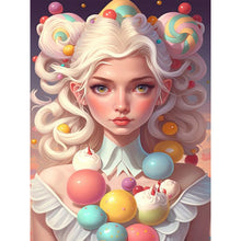 Load image into Gallery viewer, Candy Girl 30*40CM(Canvas) Full Round Drill Diamond Painting

