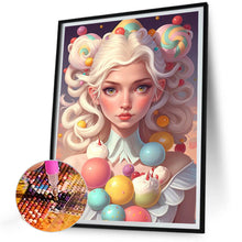 Load image into Gallery viewer, Candy Girl 30*40CM(Canvas) Full Round Drill Diamond Painting
