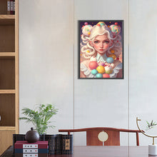 Load image into Gallery viewer, Candy Girl 30*40CM(Canvas) Full Round Drill Diamond Painting
