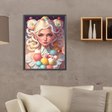 Load image into Gallery viewer, Candy Girl 30*40CM(Canvas) Full Round Drill Diamond Painting
