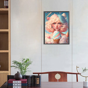 Candy Girl 30*40CM(Canvas) Full Round Drill Diamond Painting