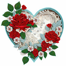 Load image into Gallery viewer, Flower Heart 30*30CM(Canvas) Partial Special Shaped Drill Diamond Painting
