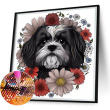 Load image into Gallery viewer, Dog 30*30CM(Canvas) Full Round Drill Diamond Painting
