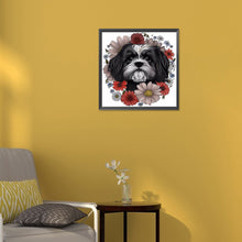 Load image into Gallery viewer, Dog 30*30CM(Canvas) Full Round Drill Diamond Painting
