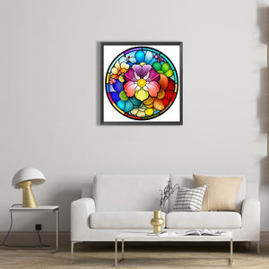 Glass Painting 40*40CM(Picture) Full Round Drill Diamond Painting