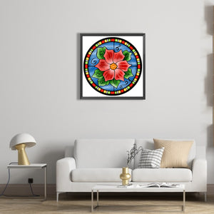Glass Painting 40*40CM(Picture) Full Round Drill Diamond Painting