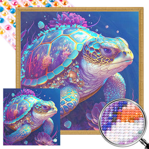 Undersea Turtle 40*40CM(Picture) Full Round Drill Diamond Painting
