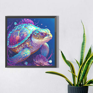 Undersea Turtle 40*40CM(Picture) Full Round Drill Diamond Painting