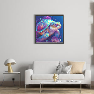 Undersea Turtle 40*40CM(Picture) Full Round Drill Diamond Painting