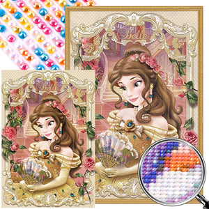 Disney Princess Belle 50*70CM(Picture) Full Round Drill Diamond Painting