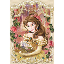 Load image into Gallery viewer, Disney Princess Belle 50*70CM(Picture) Full Round Drill Diamond Painting

