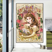 Load image into Gallery viewer, Disney Princess Belle 50*70CM(Picture) Full Round Drill Diamond Painting

