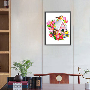 Birdhouse 30*40CM(Canvas) Full Round Drill Diamond Painting