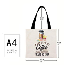 Load image into Gallery viewer, Canvas Bag-Coffee 40*40CM
