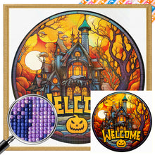 Load image into Gallery viewer, Halloween 30*30CM(Picture) Partial AB Full Square Drill Diamond Painting
