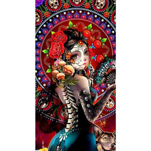 Load image into Gallery viewer, Huancan - Girl - 40*70CM 11CT 3 Stamped Cross Stitch
