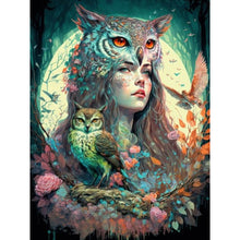 Load image into Gallery viewer, Abstract Girl 30*40CM(Canvas) Full Round Drill Diamond Painting
