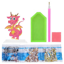 Load image into Gallery viewer, DIY Crystal Diamond Ornament Acrylic Multi-Color Dragon Kids Gift (5)
