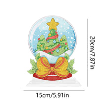 Load image into Gallery viewer, Christmas DIY Crystal Diamond Ornament Art Craft Snowball Acrylic Kids Gift (B64)
