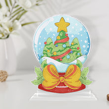 Load image into Gallery viewer, Christmas DIY Crystal Diamond Ornament Art Craft Snowball Acrylic Kids Gift (B64)
