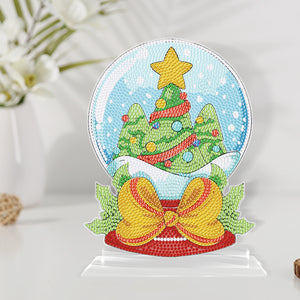 Christmas DIY Crystal Diamond Ornament Art Craft Snowball Acrylic Kids Gift (B64)
