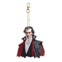 Load image into Gallery viewer, Halloween Diamond Keychain Double Sided Full Drill Diamond Keyring (10)
