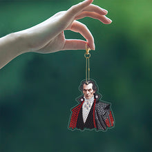 Load image into Gallery viewer, Halloween Diamond Keychain Double Sided Full Drill Diamond Keyring (10)
