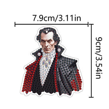 Load image into Gallery viewer, Halloween Diamond Keychain Double Sided Full Drill Diamond Keyring (10)
