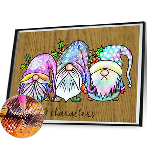 Three Gnomes 50*40CM(Canvas) Full Square Drill Diamond Painting