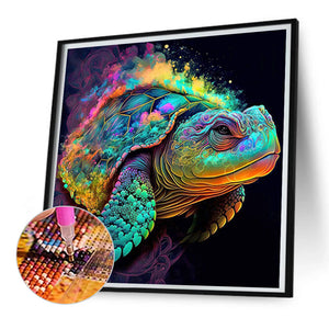 Colorful Turtles 30*30CM(Picture) Full Square Drill Diamond Painting