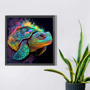 Colorful Turtles 30*30CM(Picture) Full Square Drill Diamond Painting