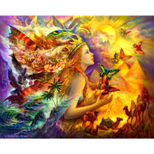 Load image into Gallery viewer, Woman With Crown 50*40CM(Picture) Full Round Drill Diamond Painting
