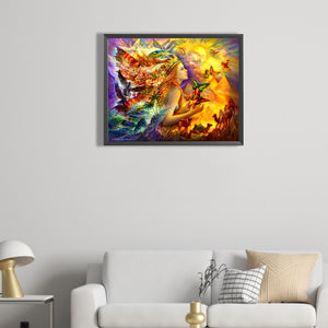 Woman With Crown 50*40CM(Picture) Full Round Drill Diamond Painting