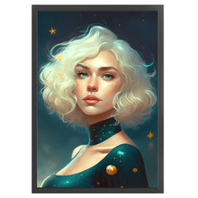 Load image into Gallery viewer, Huancan - White-Haired Beauty - 40*60CM 11CT 3 Stamped Cross Stitch

