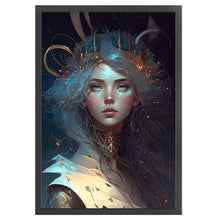 Load image into Gallery viewer, Huancan - Silver-Haired Beauty - 40*60CM 11CT 3 Stamped Cross Stitch
