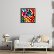 Load image into Gallery viewer, Embroidered Multi-Colored Roses 40*40CM(Canvas) Full Round Drill Diamond Painting
