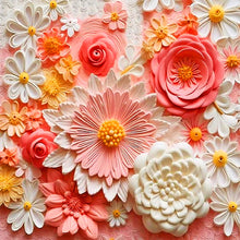 Load image into Gallery viewer, Embroidered Pink Flowers 40*40CM(Canvas) Full Round Drill Diamond Painting

