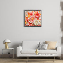 Load image into Gallery viewer, Embroidered Pink Flowers 40*40CM(Canvas) Full Round Drill Diamond Painting
