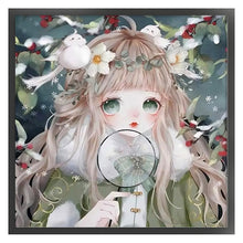 Load image into Gallery viewer, Yishu - Cute Little Girl In Ancient Times - 80*80CM 11CT 3 Stamped Cross Stitch
