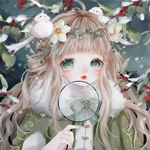 Load image into Gallery viewer, Yishu - Cute Little Girl In Ancient Times - 80*80CM 11CT 3 Stamped Cross Stitch
