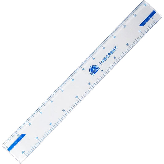 Cross Stitch Gauge Plastic Cross Stitch Reference Ruler Cross-Stitch Accessories