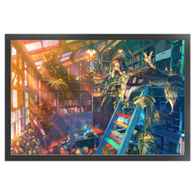 Load image into Gallery viewer, Yishu - Girl&#39;S Cottage - 70*44CM 11CT 3 Stamped Cross Stitch
