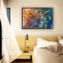 Load image into Gallery viewer, Yishu - Girl&#39;S Cottage - 70*44CM 11CT 3 Stamped Cross Stitch
