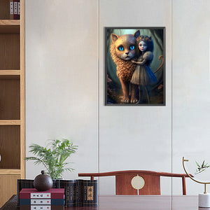 Girl 30*40CM(Canvas) Full Round Drill Diamond Painting