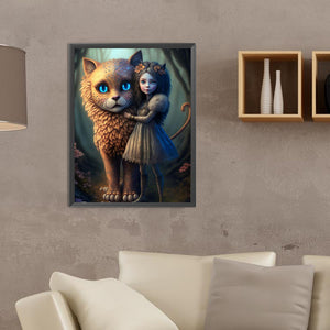 Girl 30*40CM(Canvas) Full Round Drill Diamond Painting