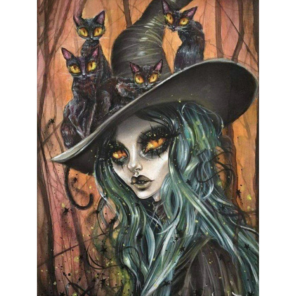 Girl 30*40CM(Canvas) Full Round Drill Diamond Painting
