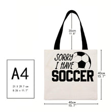 Load image into Gallery viewer, Canvas Bag-Football 40*40CM
