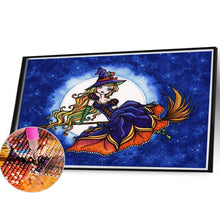 Load image into Gallery viewer, Magic Carpet Witch 40*30CM(Canvas) Full Round Drill Diamond Painting
