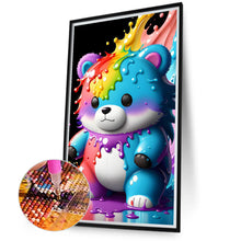 Load image into Gallery viewer, Colorful Water Drop Bear 40*70CM(Canvas) Full Round Drill Diamond Painting

